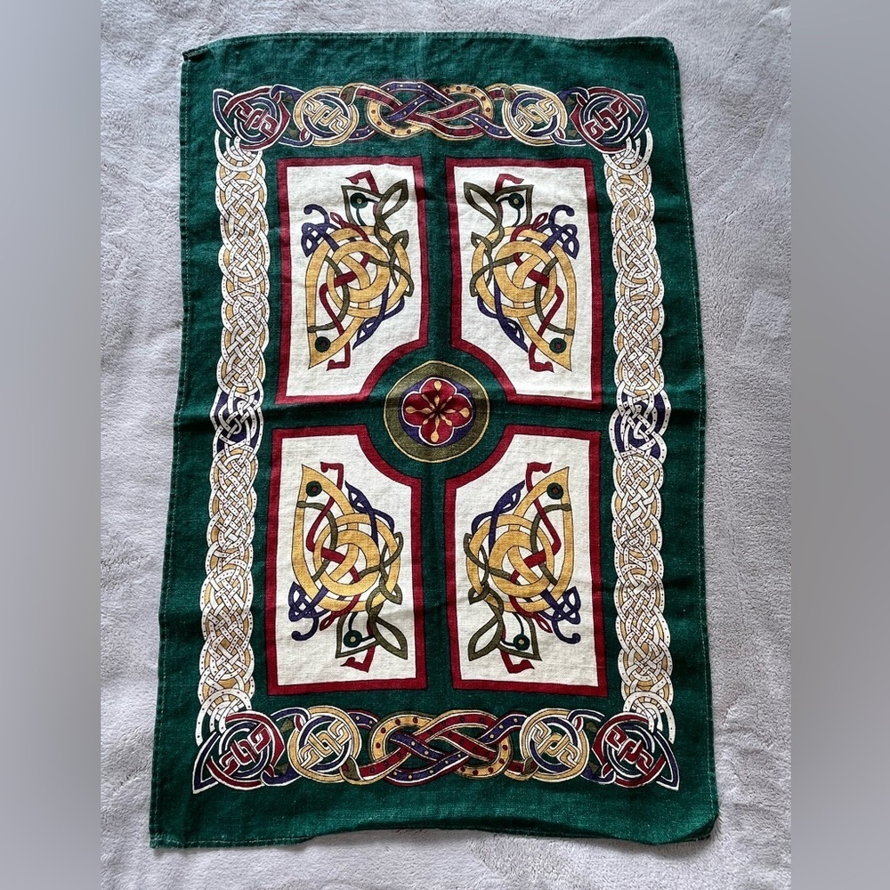 Ulster Weavers Ireland Celtic Celebrations 100% Irish Linen Tea Towel